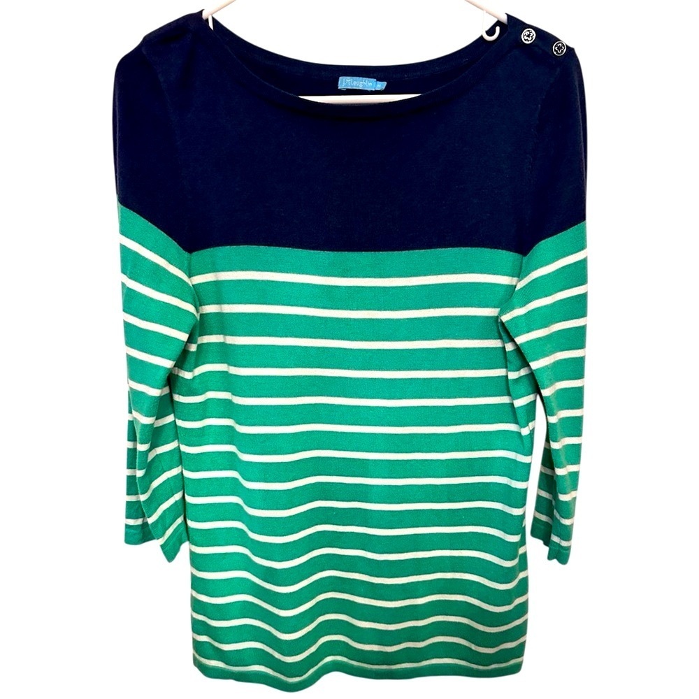 EUC J. McLaughlin Navy Knit Top